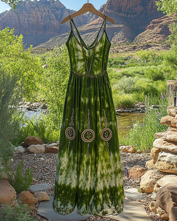 Vestido de Verão com Renda Bordada d063