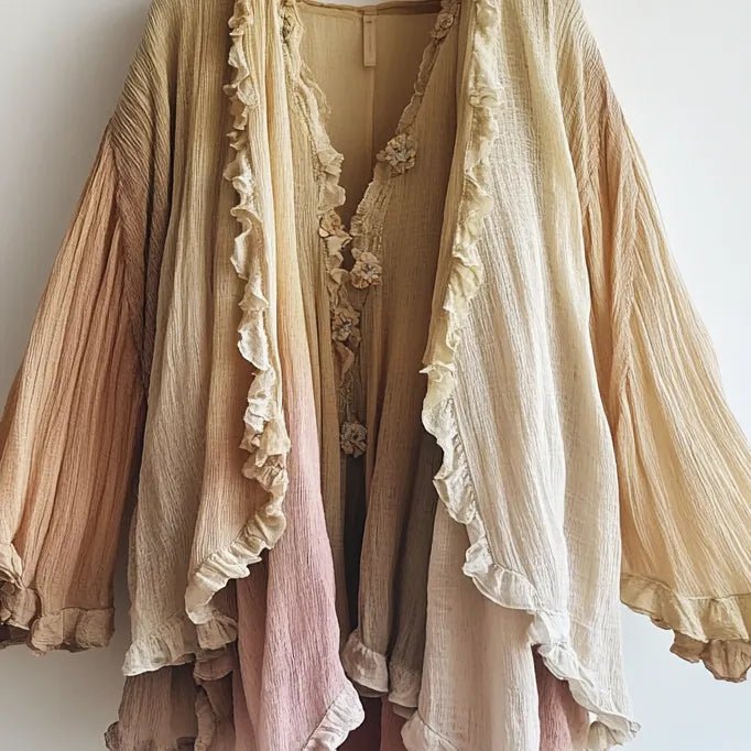 Cardigan brodé ombré 54fe