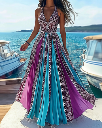 Moda para férias de verão - vestido elegante d4cb