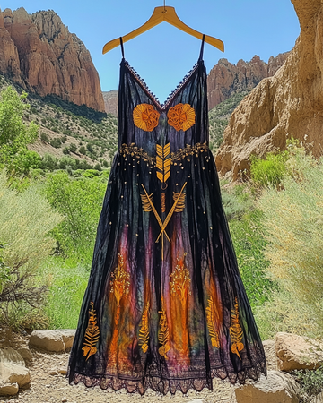 Robe d'été en dentelle brodée f0d8