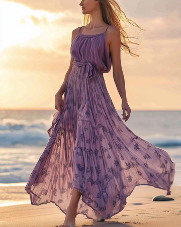 Vestido original de verão para resort à beira-mar ca77