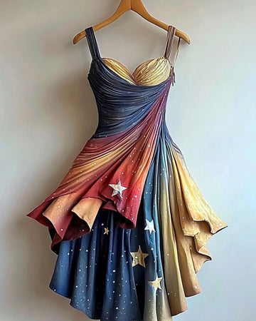 Robe décontractée d'été sur le thème de la fête de l'Indépendance 0c09