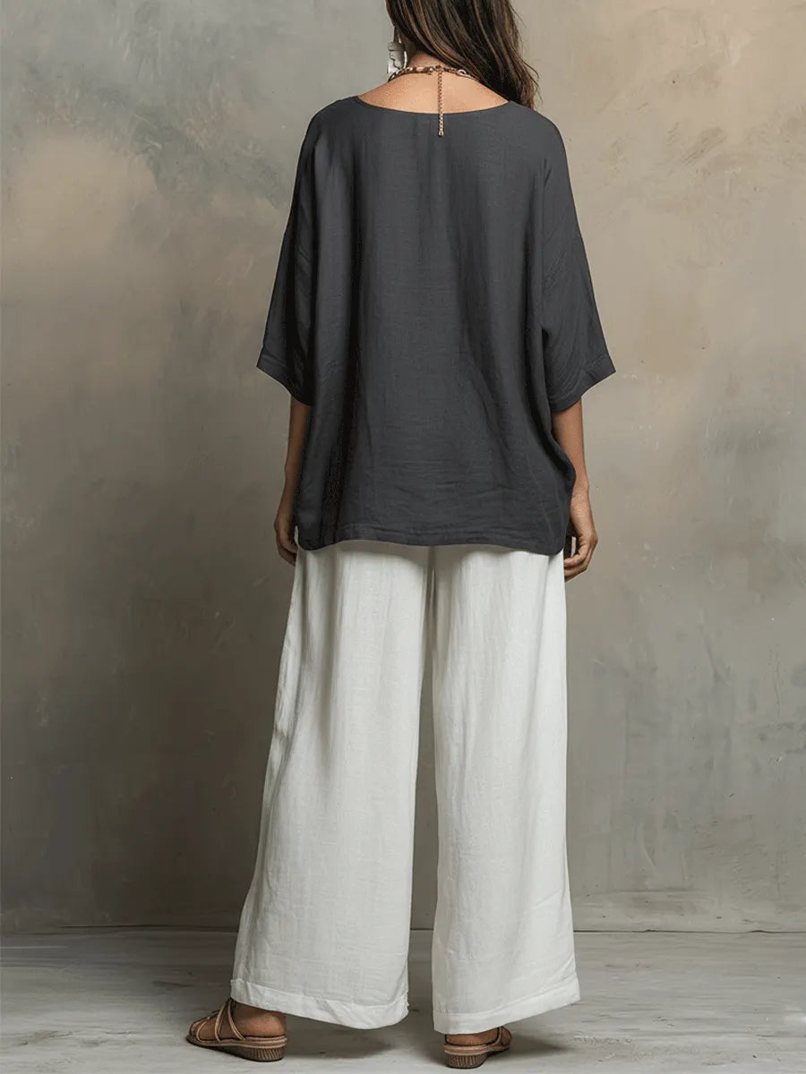 Conjunto Lounge Boho Minimalista Relaxado