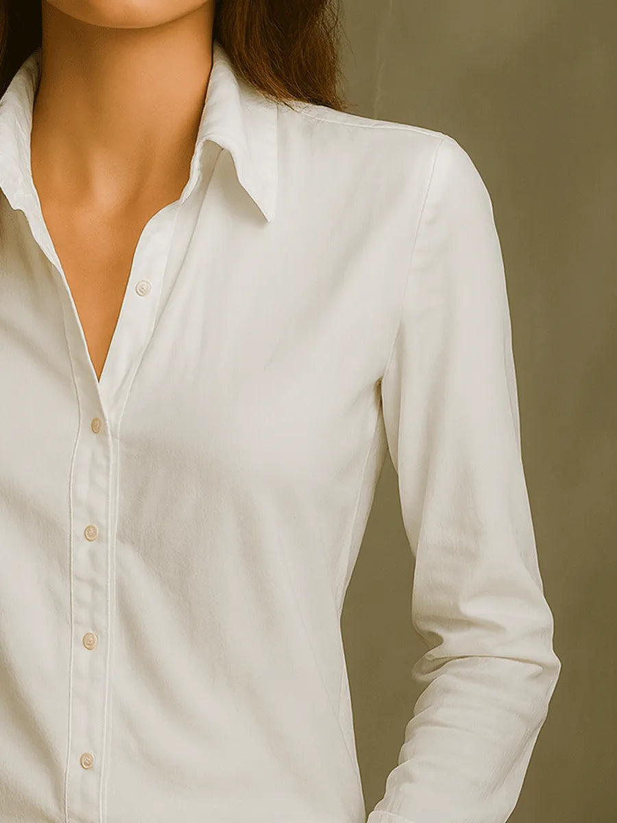 Chemise boutonnée en lin d'héritage bohème vintage