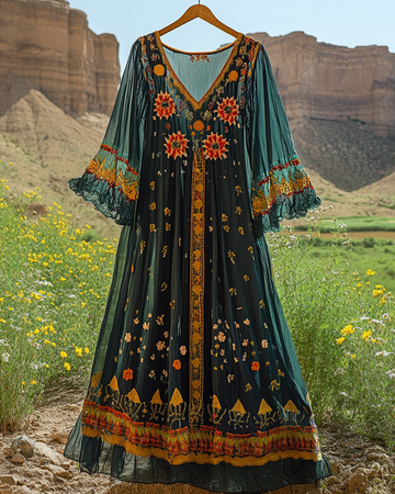Vestido de Verão com Renda e Bordado 3d69