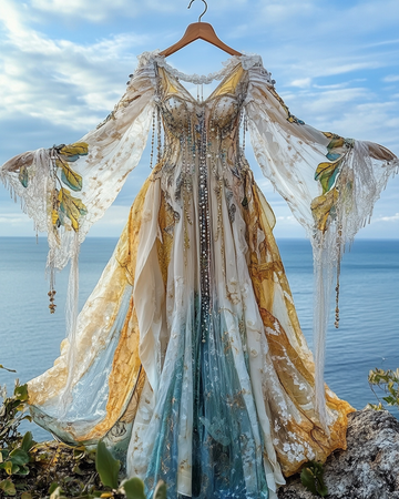 Vestido de Verão com Babados e Renda Contraste c1cc