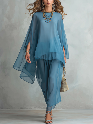 Bohemian Midnight Blue Tulle Set